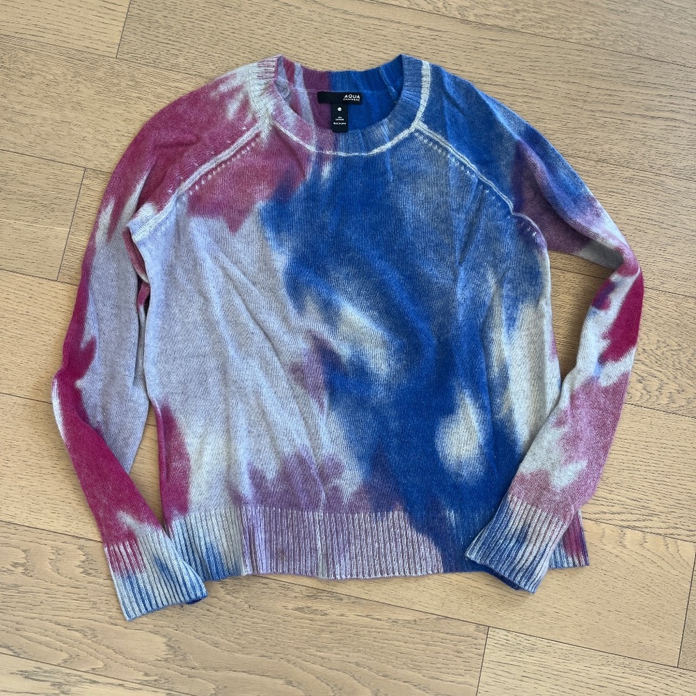 Aqua Bloomingdales Cashmere Sweater